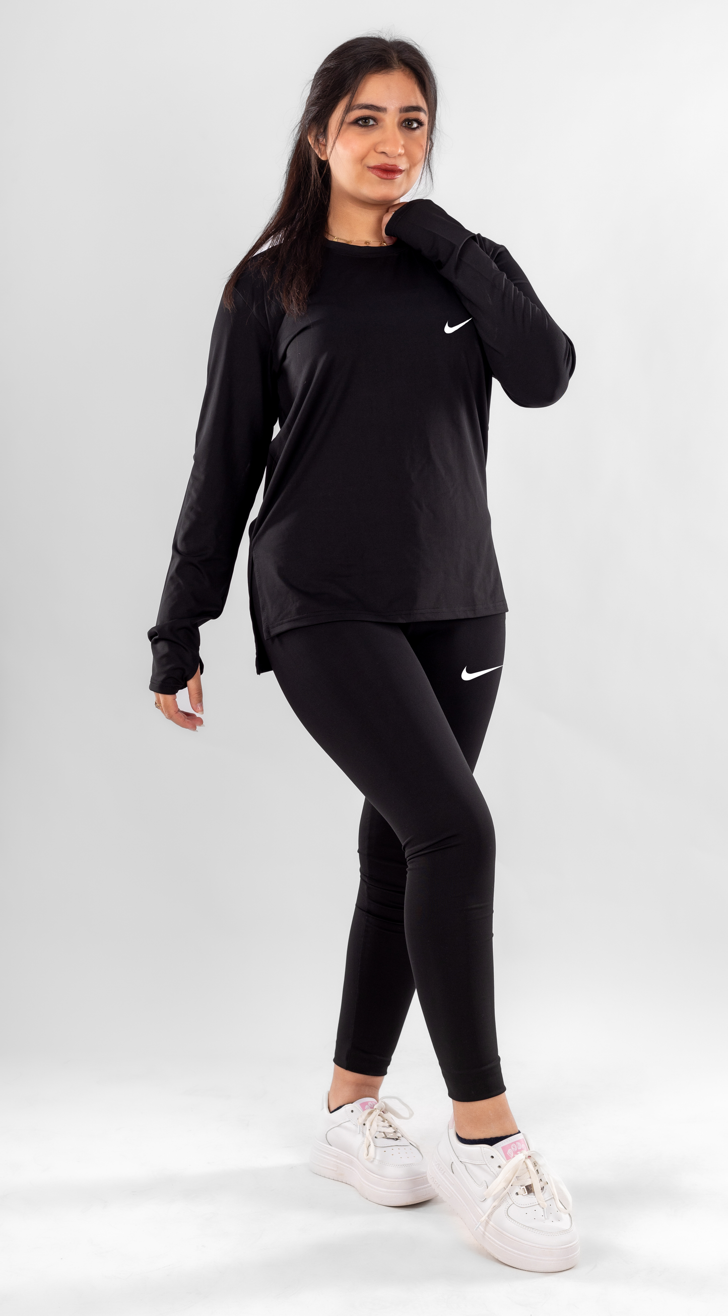 Black Complete women's sports set